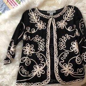 Beautiful black and gold jacket!